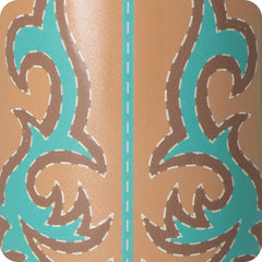 Boot Scootin' Turquoise Mega Mug 40oz