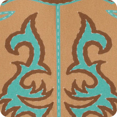Boot Scootin' Turquoise Medium Iced Cup Coolie