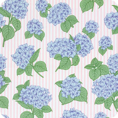 Hydrangeas Wine Reusable Gift Bag