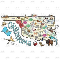 Oklahoma Medium Iced Cup Coolie