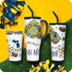 Saturdays in Ann Arbor Party Cup 24oz