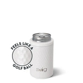 White Golf Ball Can + Bottle Cooler 12oz