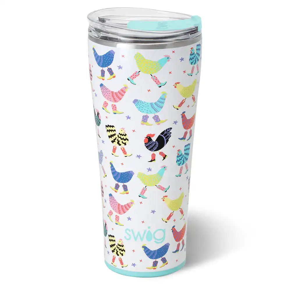 Funky Chicken Tumbler 32oz