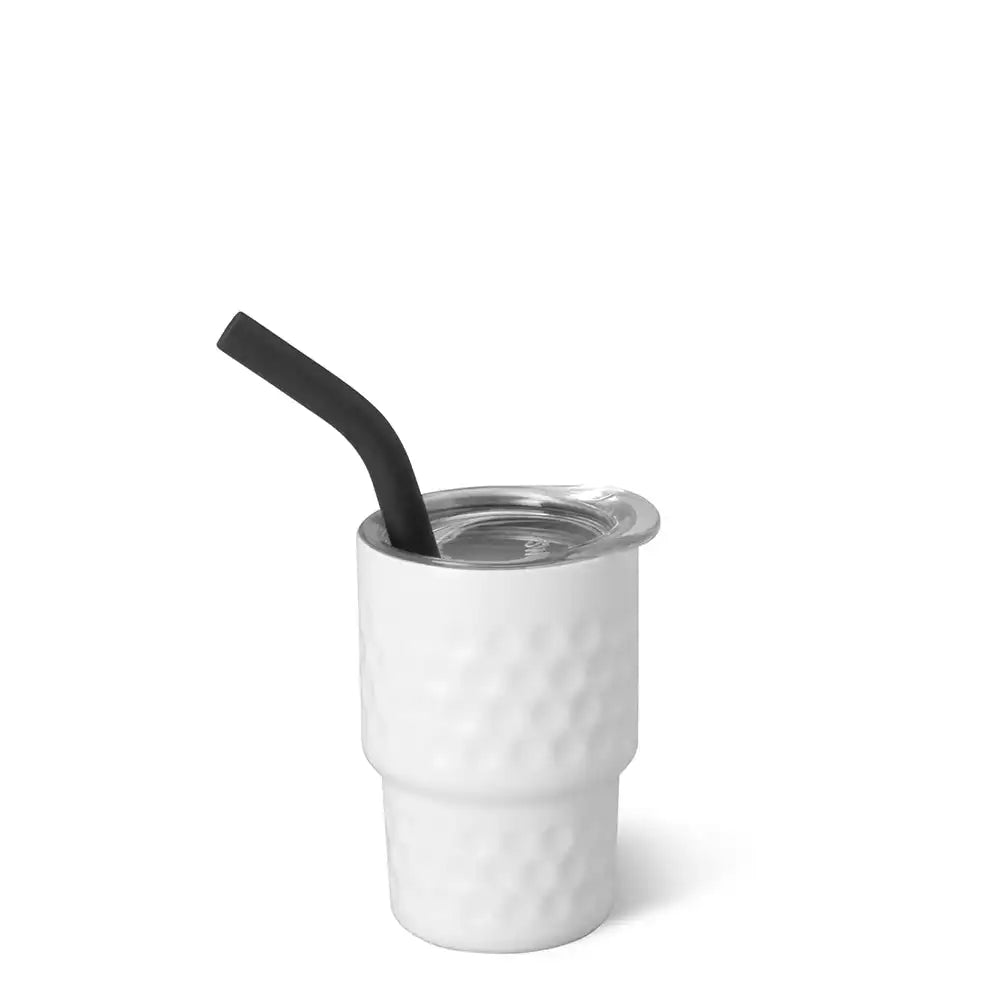 White Golf Ball Swig Shot 2oz