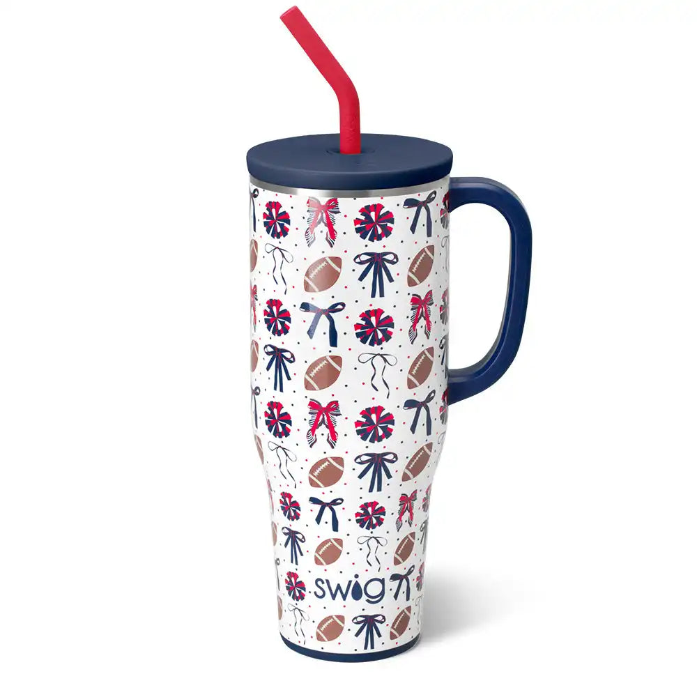 We've Got Spirit Navy + Red Mega Mug 40oz