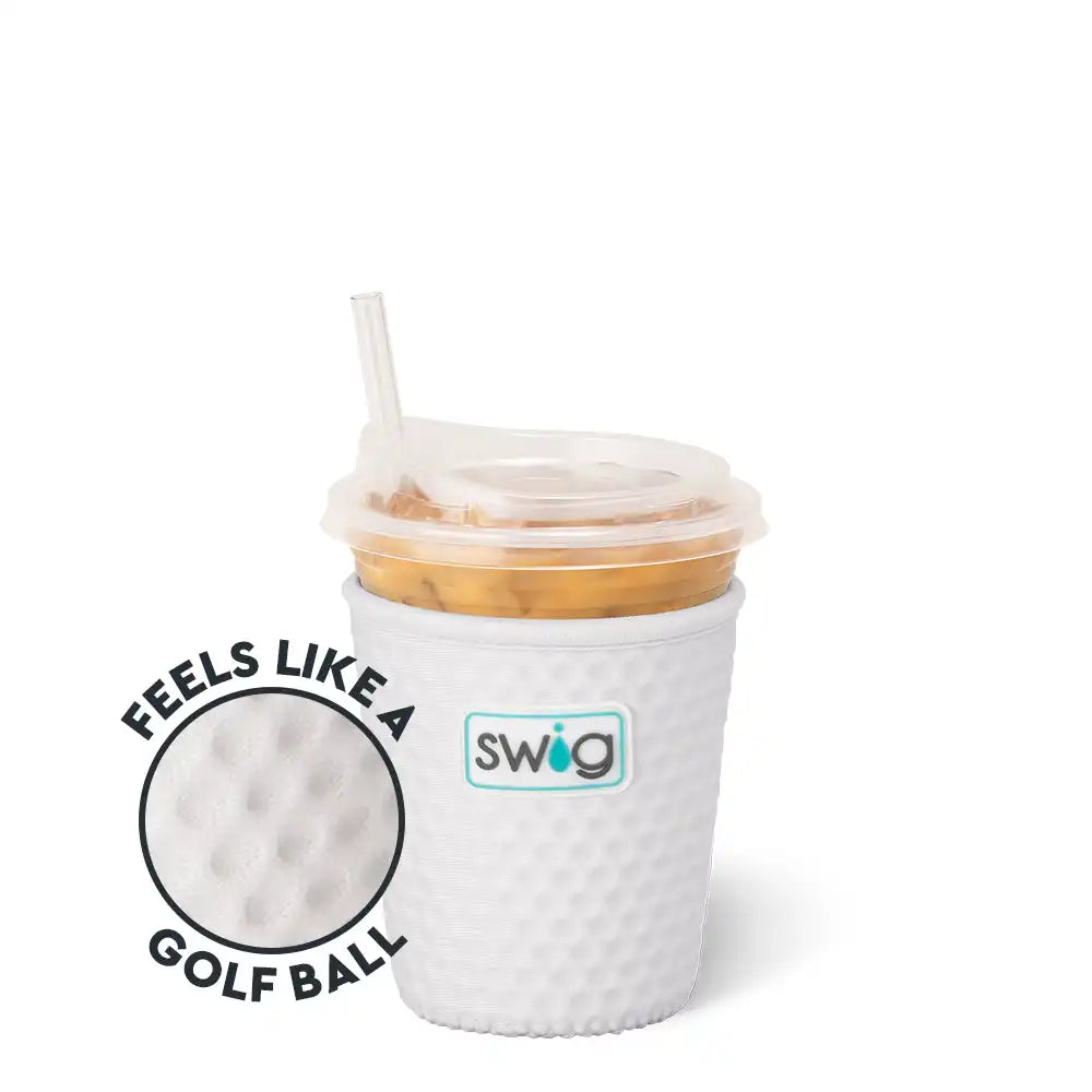White Golf Ball Small Iced Cup Coolie