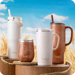 Saddle Stitch Cream Travel Mug 22oz