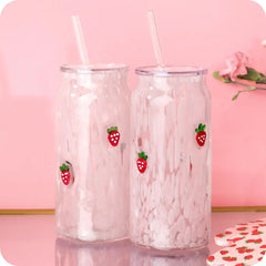 Strawberry Shortcake Charm Glass 23oz