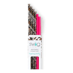 Hayride + Hot Pink Reusable Straw Set